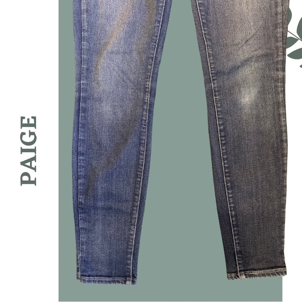 Paige HOXTON ULTRA SKINNY JEAN Blue Denim Size 27 - Picture 5 of 6